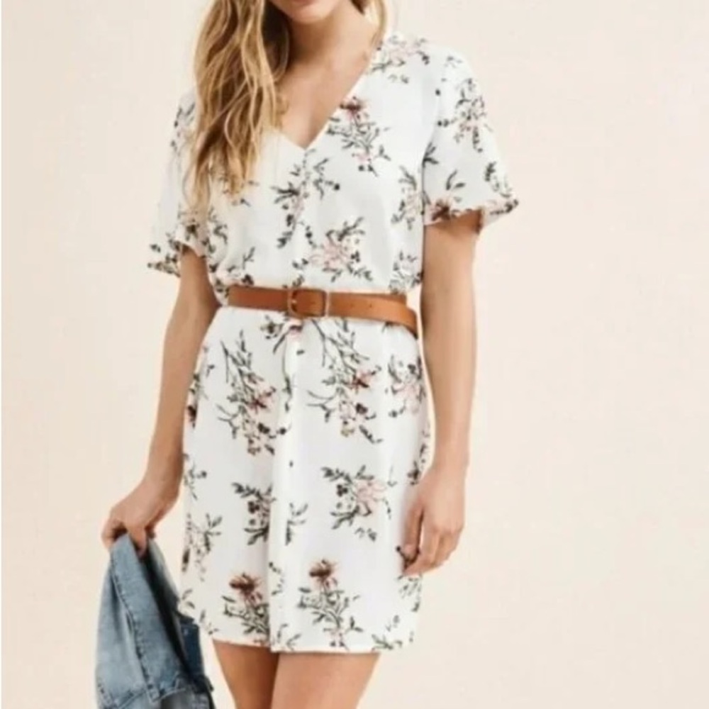 Dynamite floral shift mini dress
